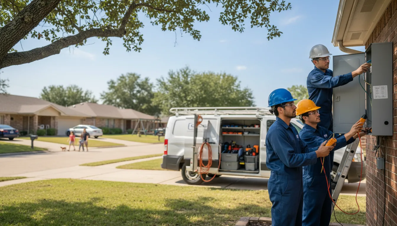 Certified electrician providing emergency electrical services in Temperanceville, VA
